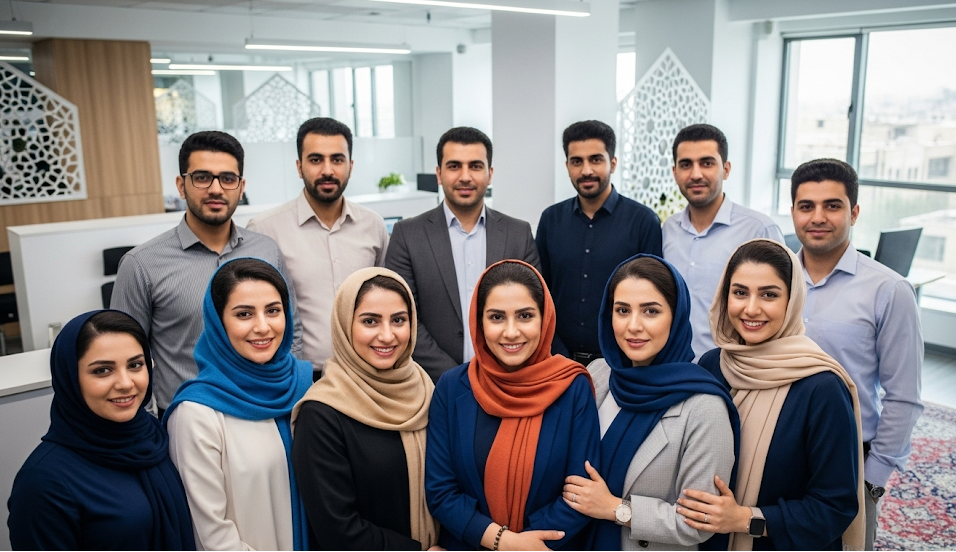 عکس گروهی همکاران چتردانش